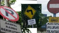 10 Rambu Unik Asli Indonesia