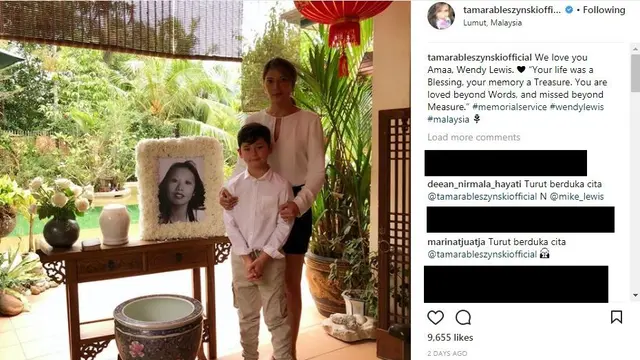 Tamara Bleszynski dan Anak