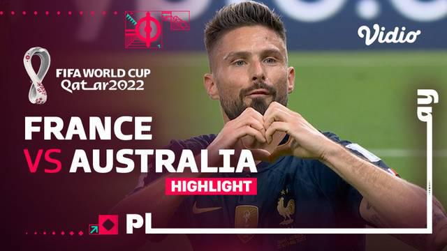 Berit video highlights pertandingan penyisihan Grup D Piala Dunia 2022, antara Prancis melawan Australia, Rabu (23/11/22). Olivier Giroud berhasil mencetak 2 gol dan Prancis menang dengan skor meyakinkan 4-1.