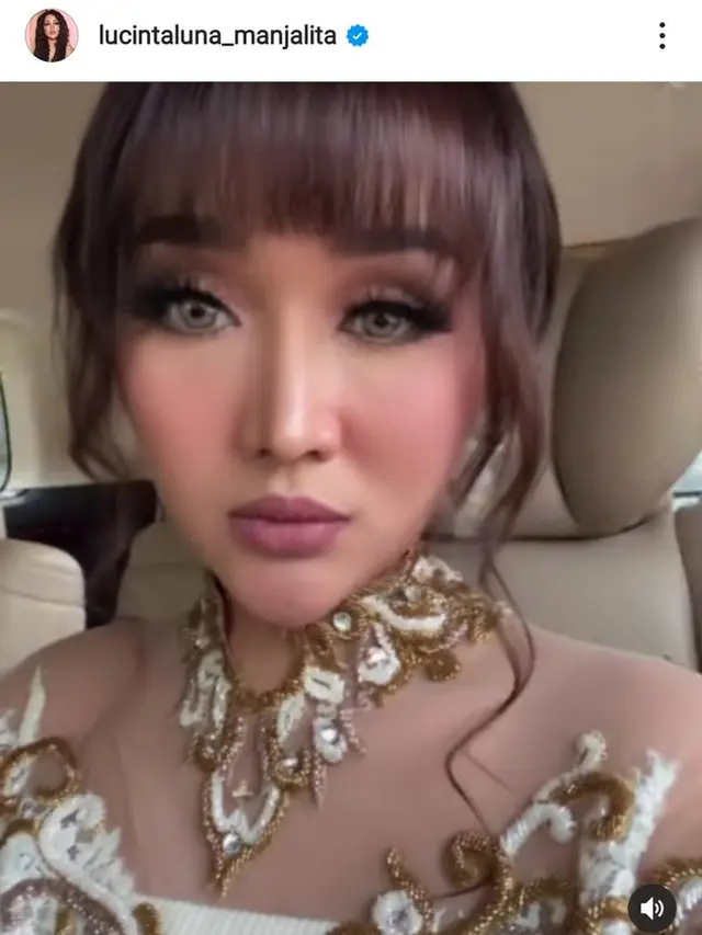 7 Potret Lucinta Luna dalam Resepsi Pernikahan Ria Ricis Ini Curi Perhatian