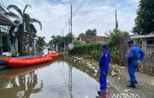 Satpolairud Polresta Pati Gencarkan Patroli Banjir di Juwana, Pastikan Keamanan Warga
