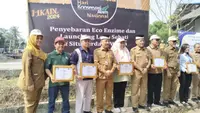 Penyebaran Eco Enzyme dan Launching Logo Sehati di Situ Serdang Wetan, Legok - Tangerang dalam rangka Peringatan Hari Konservasi Alam Nasional 2024.
