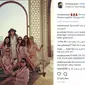 Sosialita Turki, Mina Basaran, dan teman-temannya saat pesta lajang di Dubai, Uni Emirat Arab (Instagram/@minabasaran)