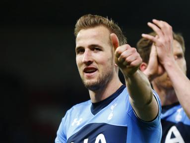 Harry Kane menempati urutan teratas Indeks pemain dengan penampilan terbaik Liga Inggris hingga pekan ke-34 dengan poin 927. (Reuters/Darren Staples)