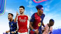Liga Champions - Bintang semifinalis Liga Champions Musim 2024-2025 (Bola.com/Adreanus Titus)