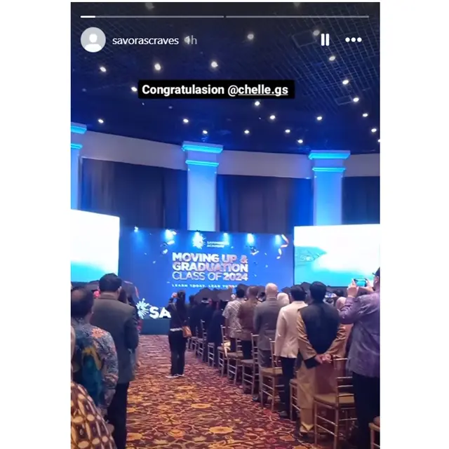 6 Momen Wisuda SMP Richelle Skornicki Adik Sandrinna, Didampingi Ibunda