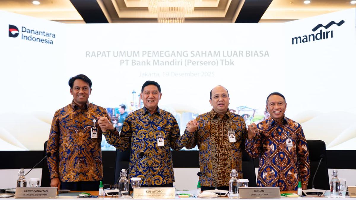 RUPSLB Bank Mandiri Rombak Jajaran Komisaris, Berikut Daftar Terbarunya