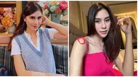 Perbedaan Wajah Syahnaz Sadiqah. (Sumber: Instagram/syahnazs)