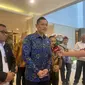 Menteri Agraria Tata Ruang/Kepala Badan Pertanahan Negara (ATR/BPN) Agus Harimurti Yudhoyono (AHY) saat menyambangi Kantor Mahkamah Agung Republik Indonesia, Senin (22/7/2024). (Liputan6.com/Radityo Priyasmoro)