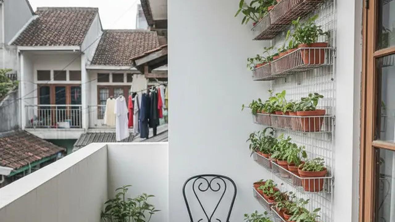 10 Ide Balkon Rumah Mungil di Lahan Terbatas yang Fungsional, Bikin Betah Nongkrong