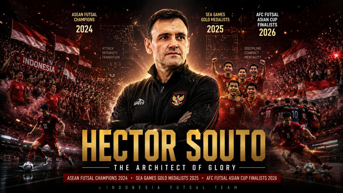 Kisah Hector Souto: Dari Bocah Penggemar Barcelona hingga Arsitek Kejayaan Timnas Futsal Indonesia