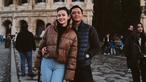 Ini adalah potret romantis Azriel Hermansyah dan Sarah Menzel di Italia. Dikenal sebagai salah satu dari tujuh keajaiban dunia, pasangan ini mengungungi Colosseum, Roma. Dalam momen liburan ini, Azriel Hermansyah tampil simpel memakai winter padding jacket warna hitam, sementara Sarah Menzel kenakan winter padding jacket warna cokelat dipadukan dengan celana jeans. (Liputan6.com/IG/@ssarah_menzel)