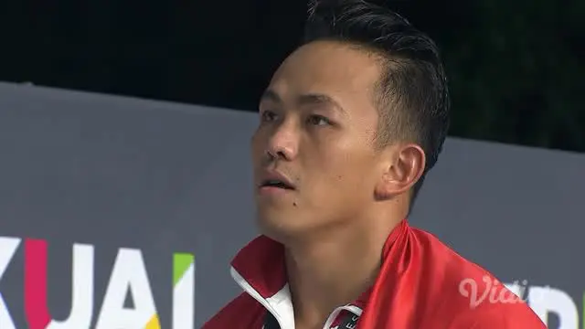 Perenang Indonesia, Indra Gunawan kembali menyumbang medali emas di SEA Games 2017.
