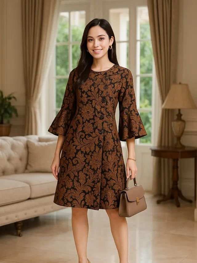 Rekomendasi Tunik Batik Kancing Samping