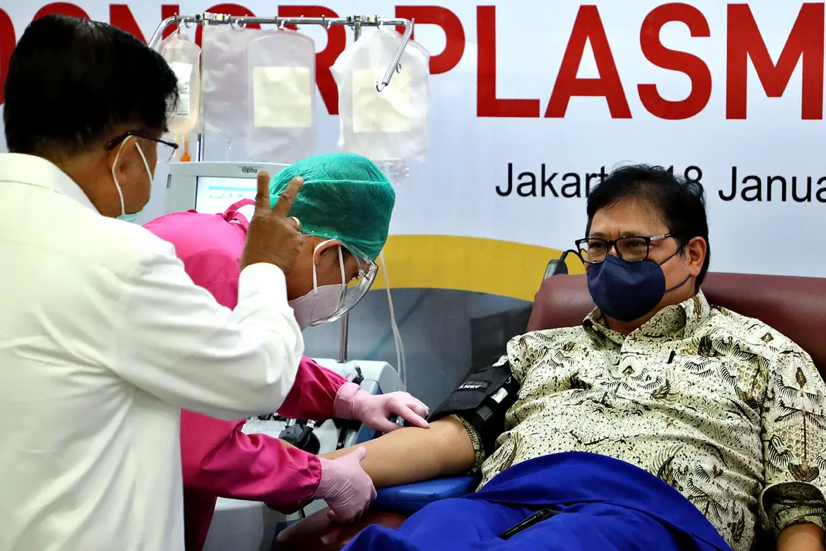 FOTO: PMI Canangkan Gerakan Nasional Pendonor Plasma Konvalesen