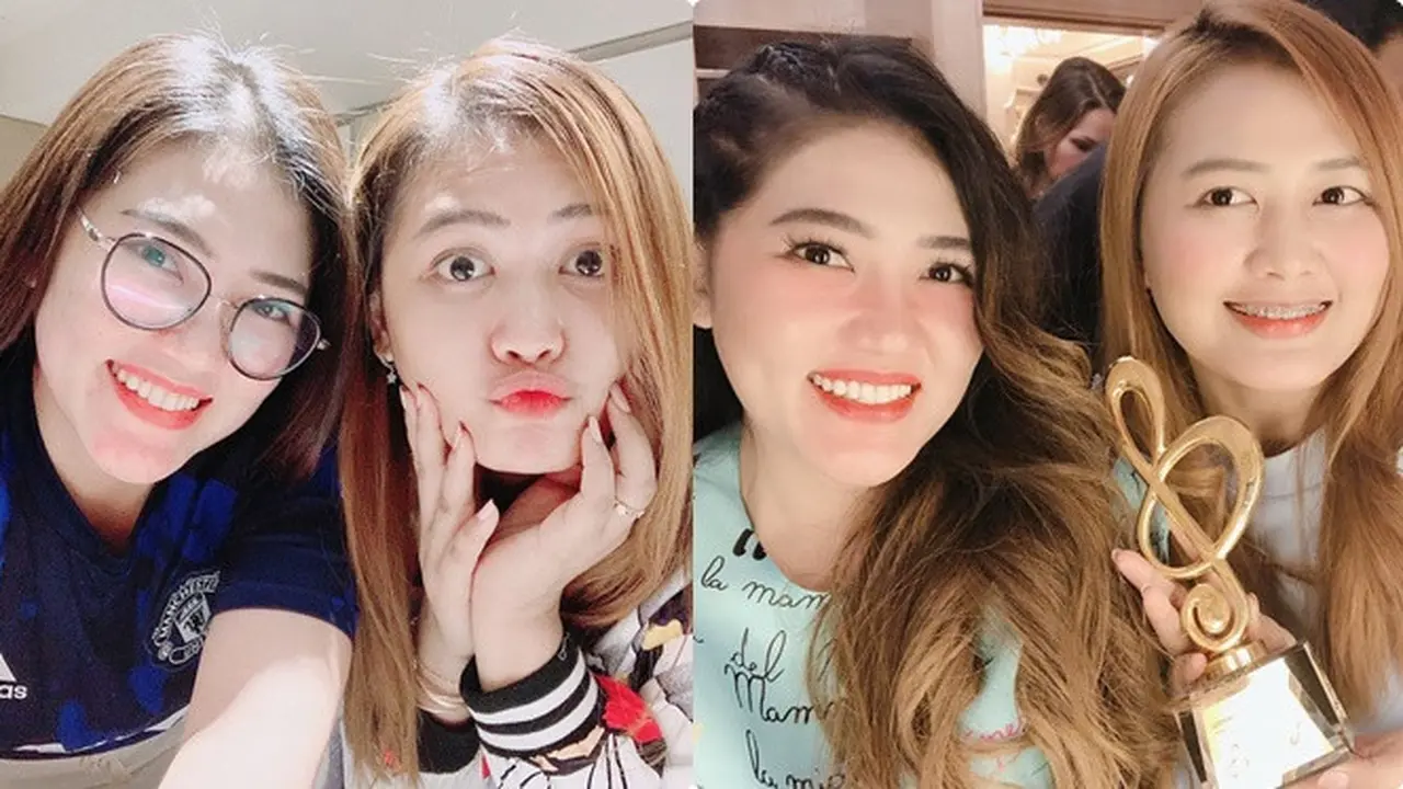 6 Potret Kebersamaan Via Vallen dan Mella Rosa, Bak Kembar