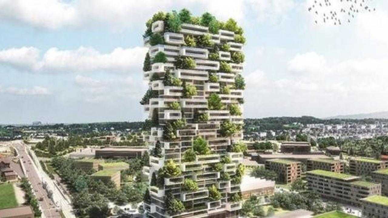 Apartemen 36 lantai ini usung konsep 'hutan vertikal' yang mewah