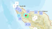 Gempa Magnitudo 5,3 Guncang Pidie Jaya Aceh