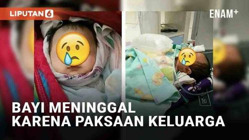 VIDEO: Viral Curhat Pilu Ibu Kehilangan Bayi Usai Keluarga Paksa Cekoki Jamu