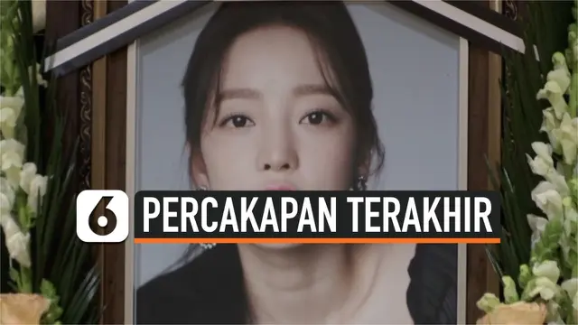 VIDEO : Terungkap Percakapan Terakhir Goo Hara dengan Sang Kakak