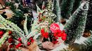 Pernak-pernik Natal dijual di salah satu toko di Pasar Baru, Jakarta, Selasa (13/12/2022). Dua pekan jelang perayaan Natal, penjualan pernak-pernik mulai terlihat di sejumlah toko di Jakarta, diskon bahkan diberikan untuk menarik perhatian pembeli seperti yang dilakukan toko di kawasan Pasar Baru ini. (Liputan6.com/Johan Tallo)