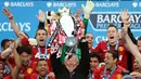 Selama 12 tahun membela Setan Merah, Phil Jones telah meraih satu kali gelar English Premier League pada musim 2012/2013 dibawah asuhan Sir Lex Ferguson. (AFP/Andrew Yates)