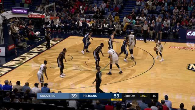 Berita video game recap NBA 2017-2018 antara New Orleans Pelicans melawan Memphis Grizzlies dengan skor 111-104.