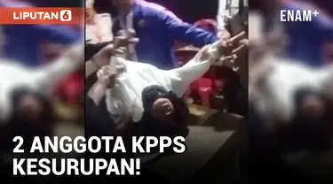 Diduga Kelelahan, 2 Anggota KPPS Kesurupan