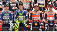 MotoGP Rossi - Lorenzo - Marquez - Pedrosa (EPA/Stringer)