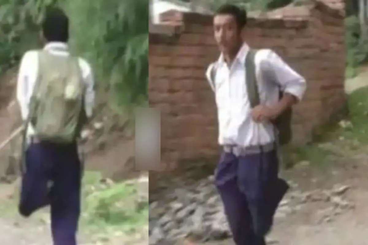 Ingin Jadi Dokter, Pelajar Ini Jalan 2Km dengan Satu Kaki ke Sekolah