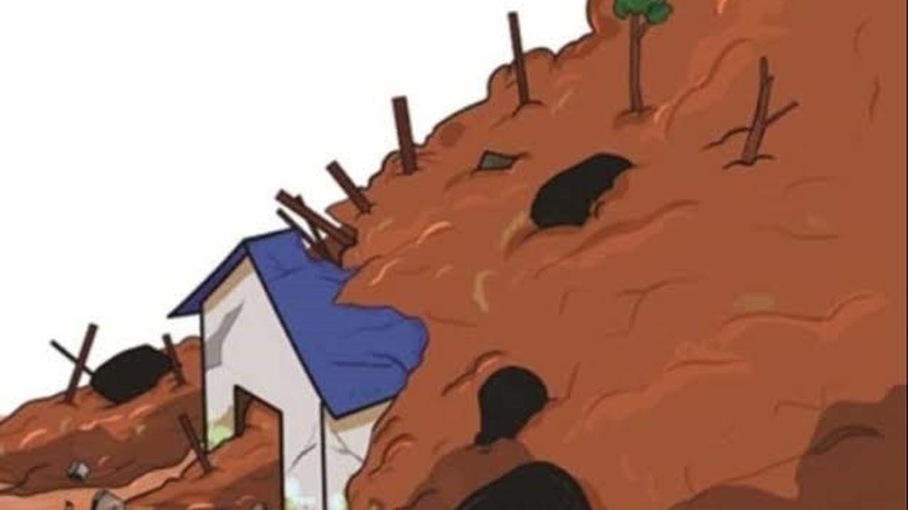 Iluatrasi Tanah Longsor di Jember (Istimewa)