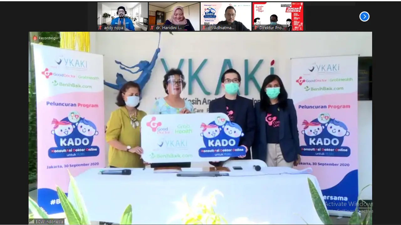 eringat Bulan Peduli Kanker Anak 2020, Good Doctor dan YKAKI Luncurkan Program KADO untuk YKAKI