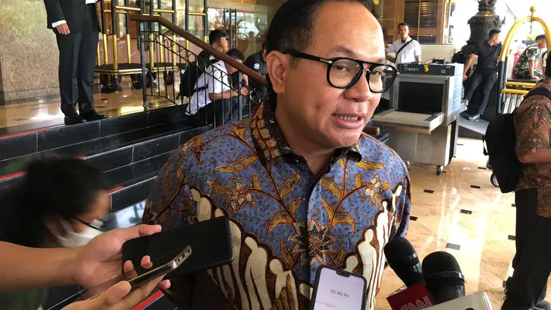 Wakil Menteri II BUMN Kartika Wirjoatmodjo saat ditemui di acara Asia Pasific Tax Forum, di Hotel Arya Duta, di Jakarta, Rabu (3/5/2023). Kartika angkat bicara terkait rencana impor kereta rel listrik (KRL) bekas.