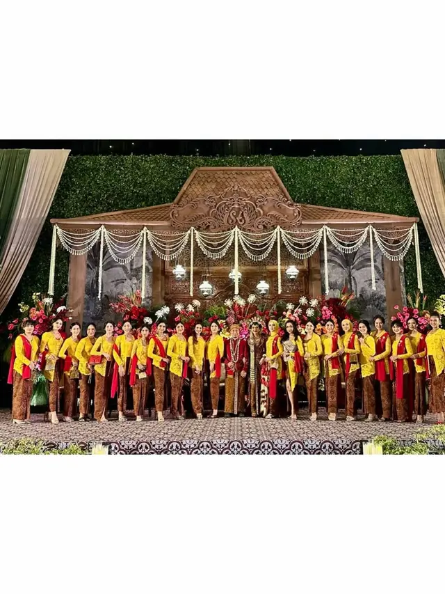 Anggun Berkebaya Kuning, Gaya Erina Gudono Rayakan Kartini Sekaligus Hadiri Pernikahan Puteri Indonesia Banten