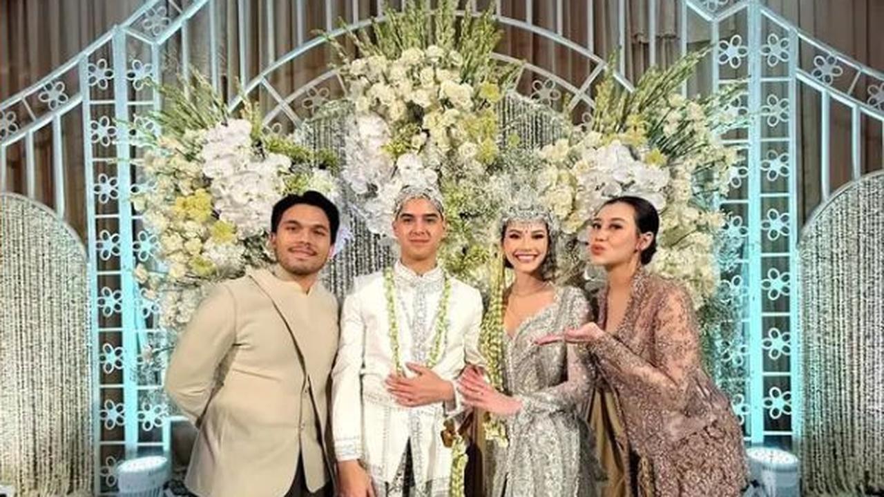 Model Kebaya Aaliyah Massaid saat Hadiri Pernikahan Al Ghazali dan Alyssa Daguise
