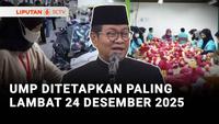 UMP Ditetapkan Paling Lambat 24 Desember 2025