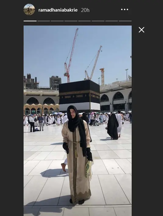 (Instagram/ramadhaniabakrie)