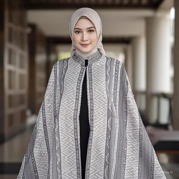 5 Model Gamis Motif Etnik atau Tradisional, Cocok untuk Acara Formal, Pesta dan Hari Besar