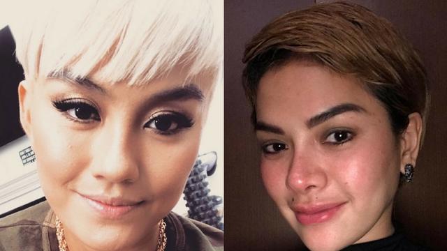 [Bintang] Sama-sama Berambut Bondol, Dandanan Agnez Mo dan Nikita Mirzani Edgy Maksimal. Mana yang Paling Kece?