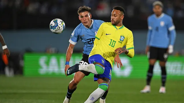 Hasil Uruguay vs Brasil Kualifikasi Piala Dunia