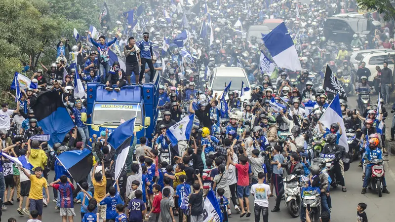 Jadwal dan Rute Konvoi Persib Juara di Kota Bandung - Regional Liputan6.com