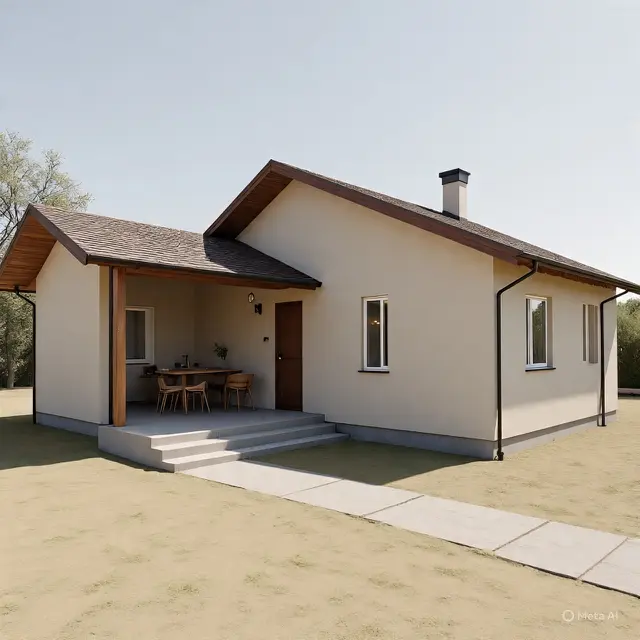 Rumah 5x8 Sederhana 1 Lantai 2 Kamar