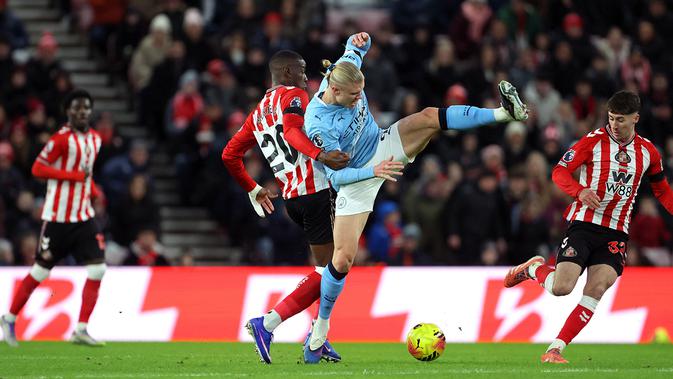 Hasil Sunderland vs Man City: Dominasi Tak Berbuah, Skuad Guardiola Pulang dengan Satu Poin