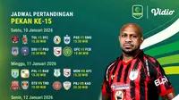 Jadwal Live Streaming Pegadaian Championship Pekan Ke-15, Tayang di Vidio