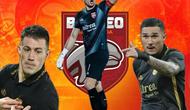 Nadeo Argawinata, Juan Felipe Villa, Mariano Peralta, Borneo FC. (Bola.com/Benediktus Gerendo Pradigdo)