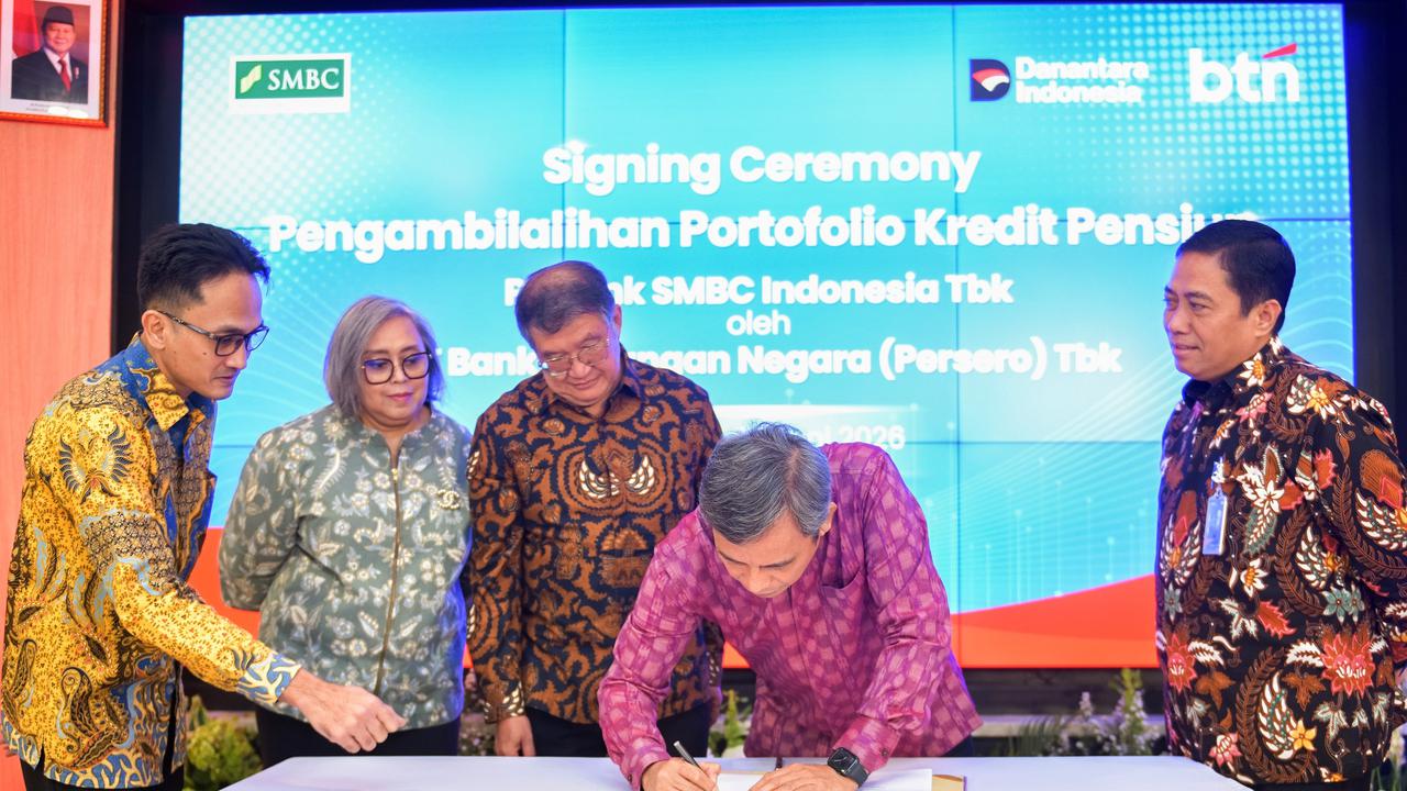 Bank BTN Resmi Ambil Alih Portofolio Kredit Pensiun SMBC Indonesia