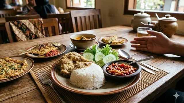 Cara Buat Sambal Ayam Pop Cabai Rebus (Foto: Gemini AI)