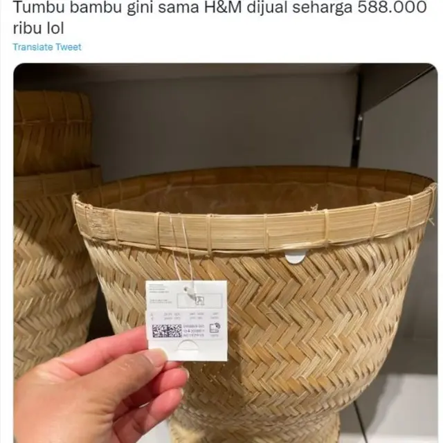 Makna Boboko, Perabotan Tradisional dari Bambu yang Dijual Rp500 Ribu di Islandia