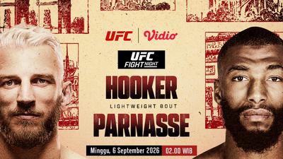 Nonton UFC Fight Night: Hooker vs Parnasse: Minggu Dini Hari Hanya di Vidio