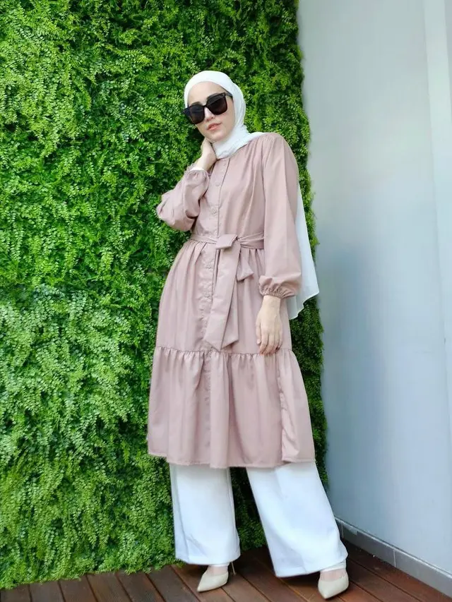 11 Ide Padu Padan Outfit Hijab untuk Lebaran ala Artis, Zaskia Sungkar hingga Citra Kirana